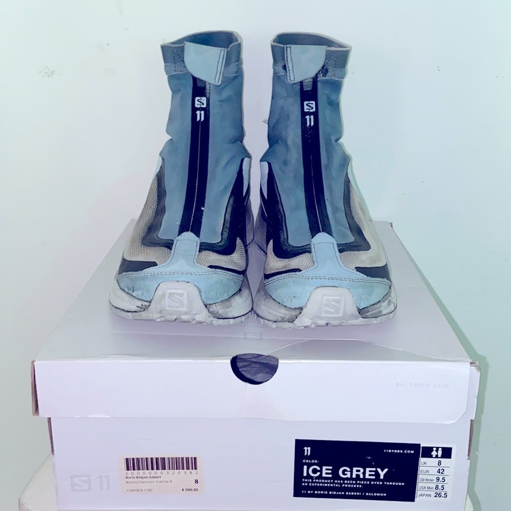 11 by Boris Bidjan Saberi x Salomon Gore-Tex Techwear Hightop Men’s 41.5 👟 Uni  - Picture 2 of 6